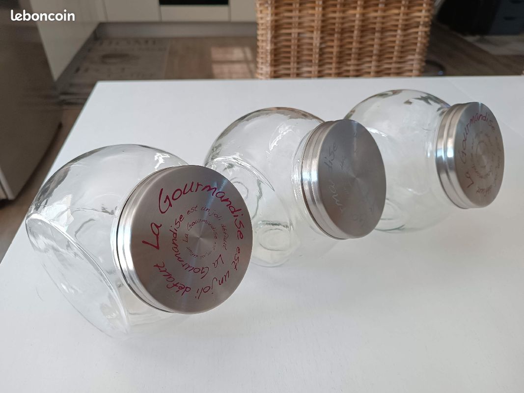 Lot de pots en verre (image 1)