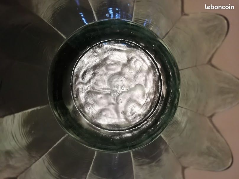 Grande coupe verre fleur (image 4)
