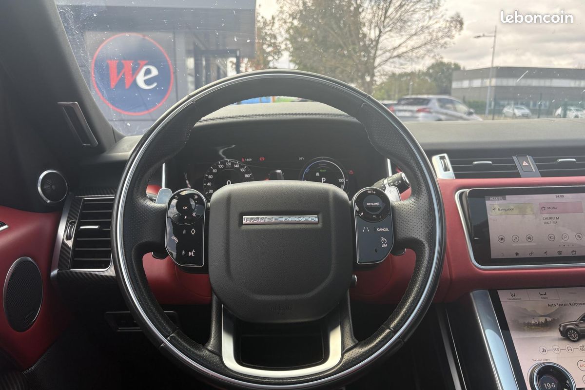Land rover range rover sport p400e 404 hse - carplay - virtual cockpit - hayon elec - jantes 20-interieur uniqu (image 8)