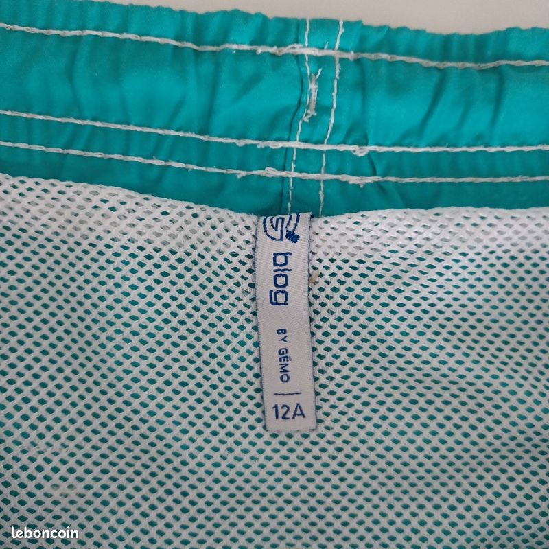 Short de bain Taille 12 ans Gemo (image 2)