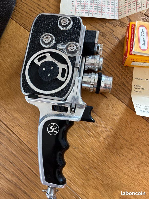 Caméra Paillard Bolex B8L complète avec accessoires et garantie d’origine (image 4)
