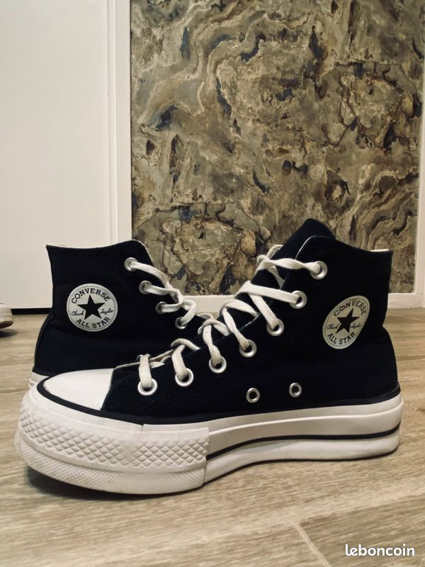 Chaussure Converse Noir Taille Converse Plateforme Converses