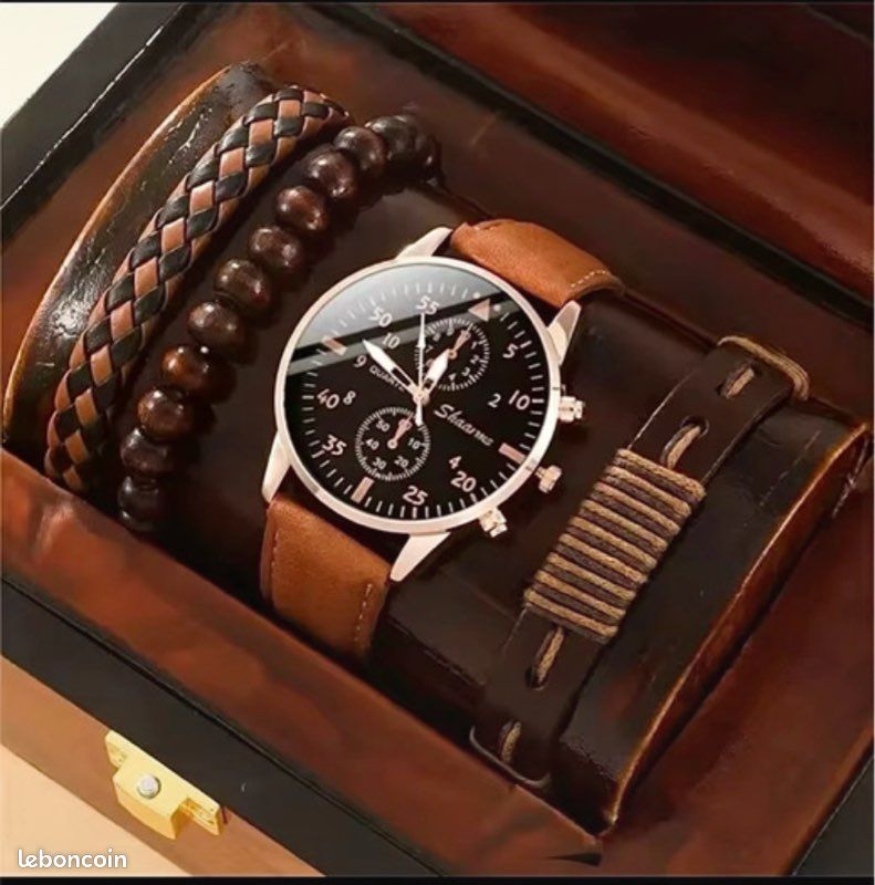 Fossil - FS4885 - Montre Homme - Quartz Chronographe - Bracelet Cuir