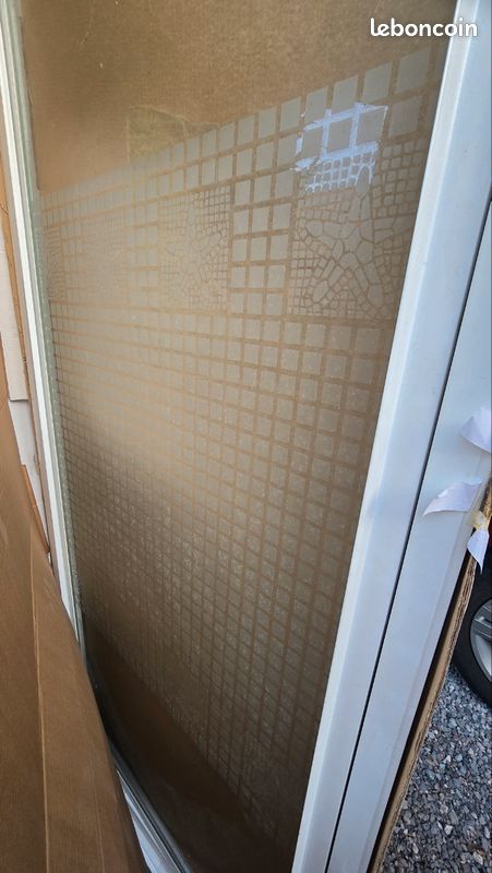 Porte pivotante de douche (image 1)