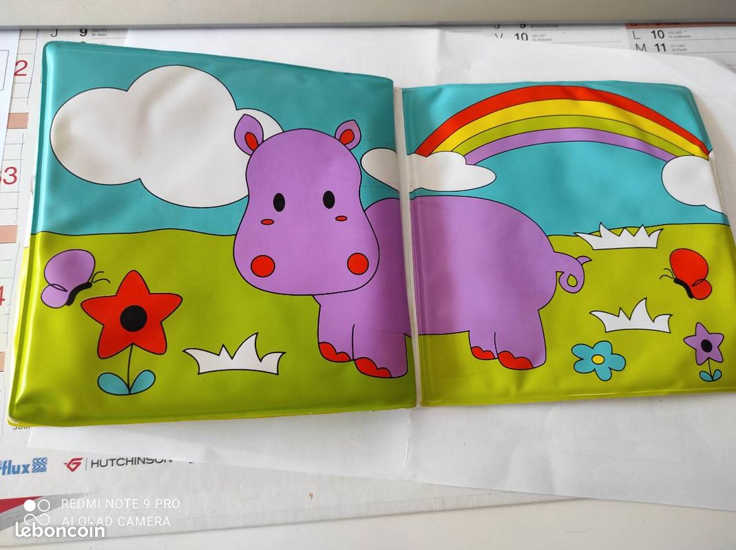 Livre de bain bébé animaux mixte caro07380 (image 5)