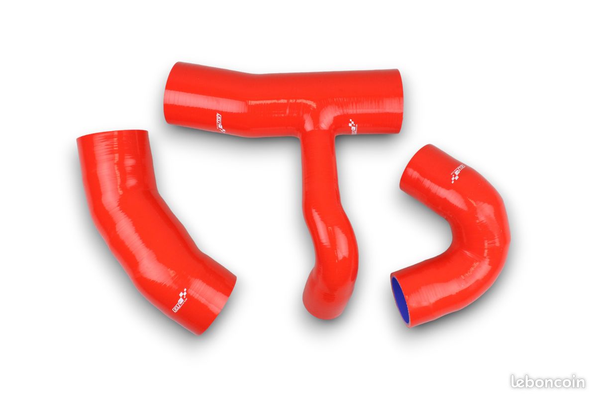 Kit 3 durites silicone Admission Clio 3 RS Avec ou Sans Résonateur (image 1)
