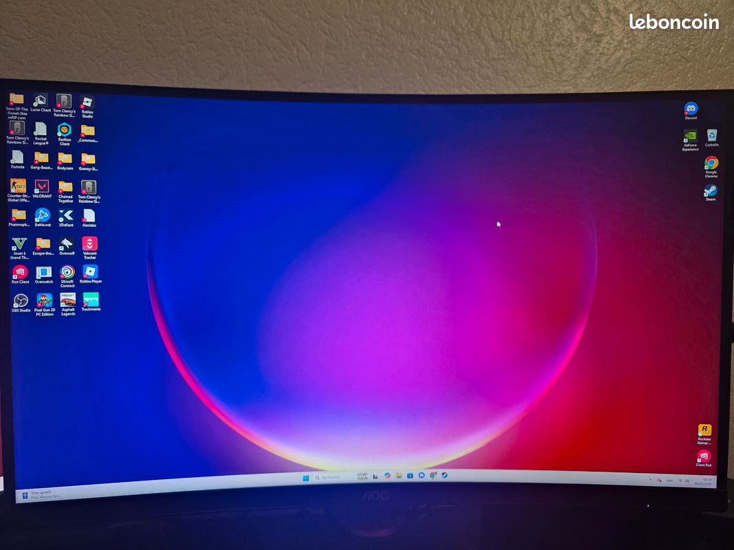 PC Gamer + Setup Complet RTX 3060 Ti / 144Hz / Logitech Superlight / Ducky (image 11)