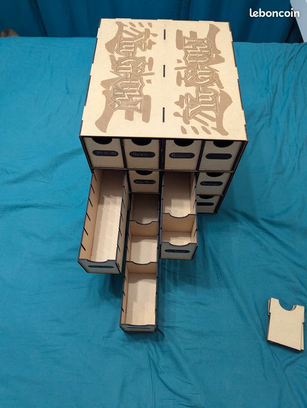 Boîte / Armoire à tiroirs compatible Kallax – Rangement idéal pour jeux de cartes et deckbuilding (image 8)
