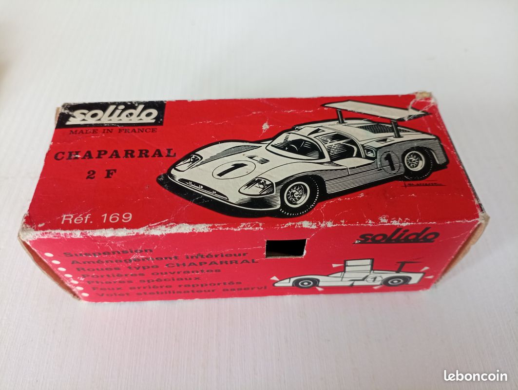 SOLIDO SÉRIE 100 CHAPARRAL 2F BON ÉTAT REF 169 1968