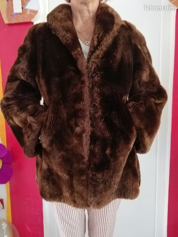 Veste mouton vintage t38/40 (image 1)