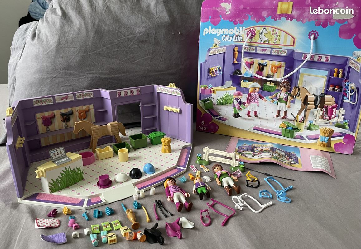 Playmobil City Life Les boutiques 9401 Boutique d'équitation - Playmobil | fnac Belgique