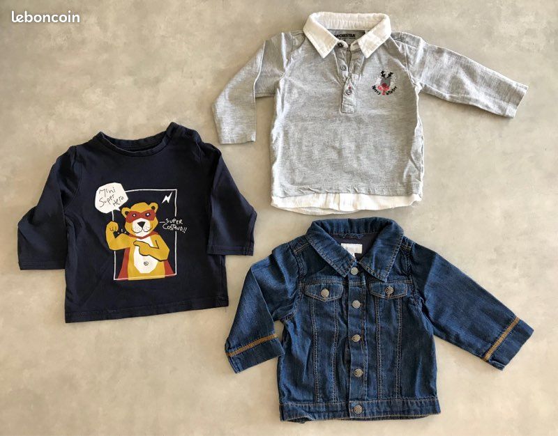 Lot vêtements bébé garçon 6 mois (image 4)