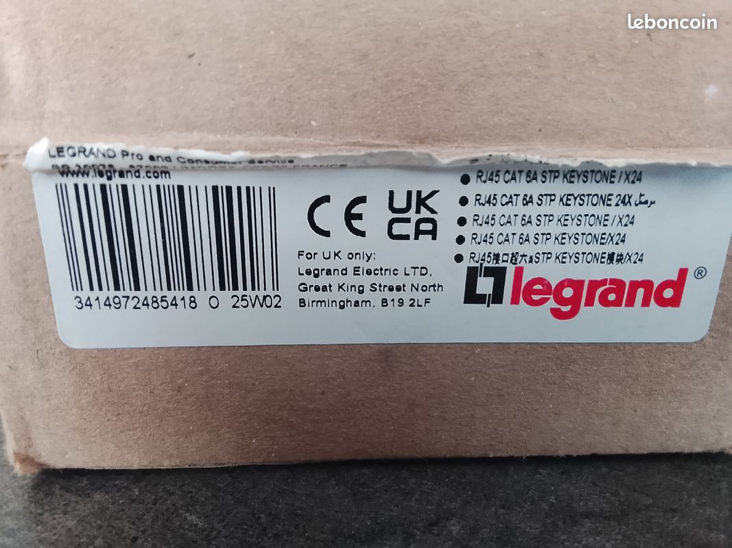Noyaux Rj45 legrand (image 3)