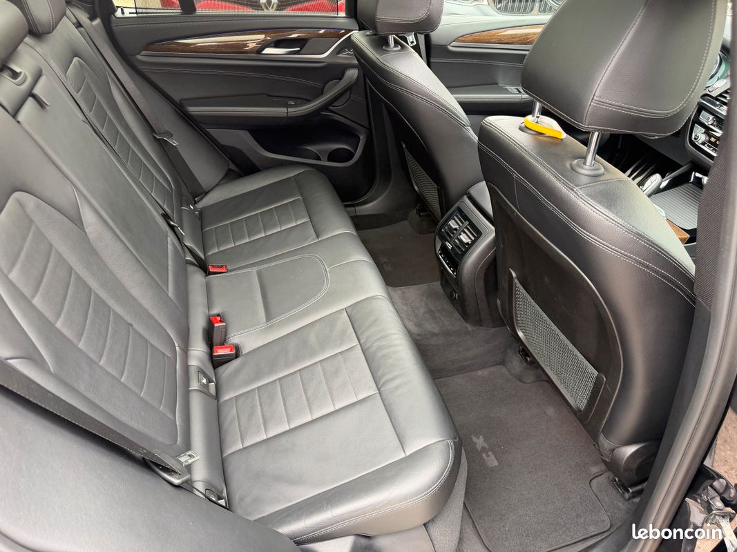 BMW X3 M40i G01 360 ch Xdrive / FEU FULL LED / CUIR ETENDU / HARMAN KARDON / CAMERA 360 / COMPTEUR VIRTUAL / TOIT OUVRANT PANORAMIQUE / SIEGES ELEC. CHAUFFANTS & VENTILEE / KEYLESSS / SUIVI BMW (image 6)