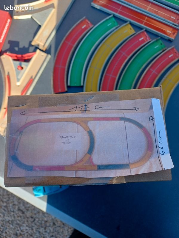 Jouef Panaméricaine Circuit N°3 Complet En Tôle – Sans Voiture – Slot Vintage Années 60/70