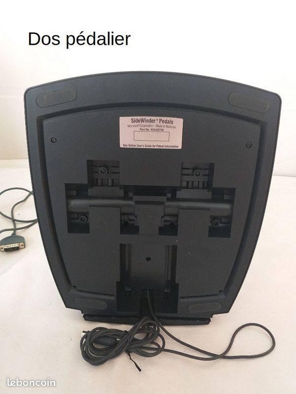 Vintage - Microsoft SideWinder Force Feedback Pro / Volant + pédalier retour de force (image 4)