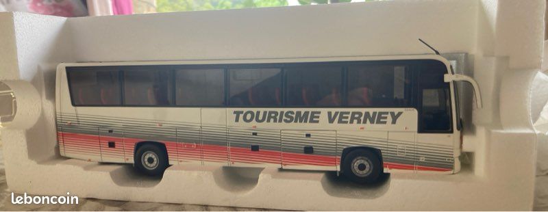 AR France autobus parisien RENAULT version sans moteur en métal rare 9,9 cm