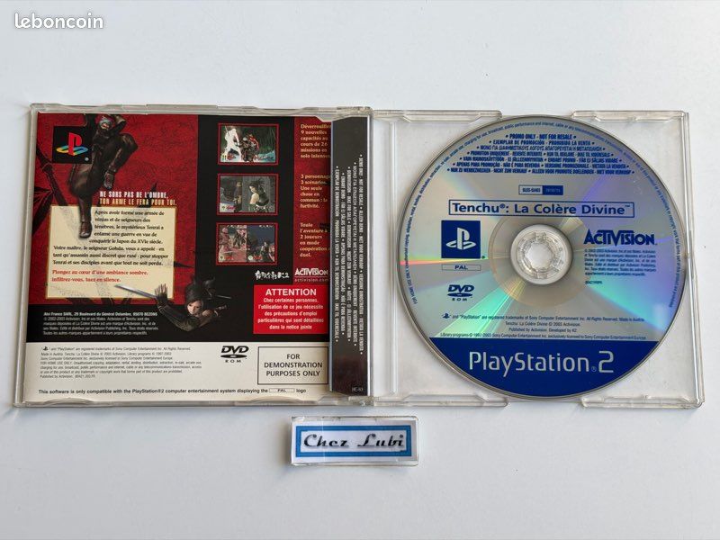Tenchu: La Colère Divine - Promo Press - Sony PS2 - PAL FR - Bon état