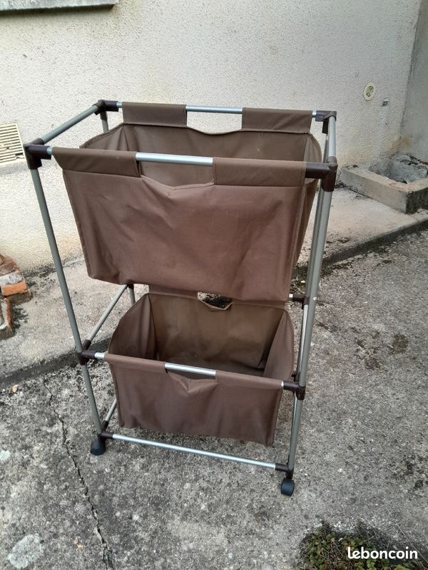 Panière à linge 2 niveaux (image 1)