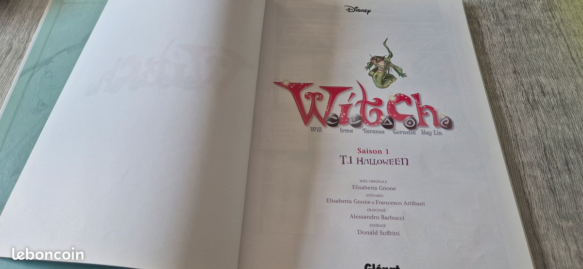 Witch Saison 1 T1 Halloween BD jeunesse Disney Glénat fantasy sorcellerie RARE (image 8)