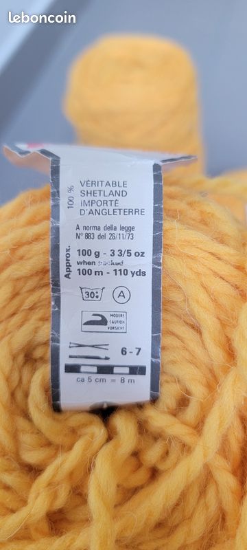 4 pelotes pure laine vierge merino baby abricot 229 ​ filati tre sfere​ - Un grand marché