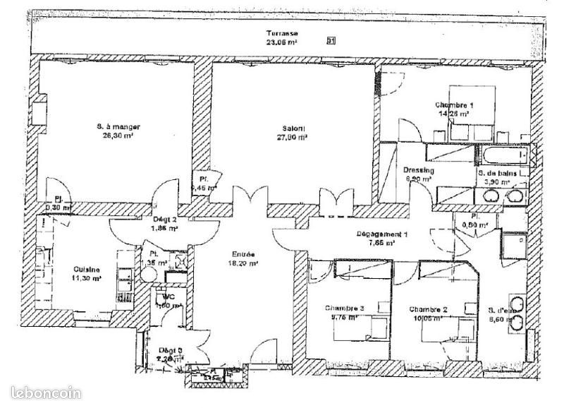 Appartement 5 pièces 153 m² (image 14)