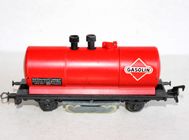 Wagon Citerne Liliput 252A Ho – Nettoyeur De Voies Gasolin Essieux Rouges, Occasion