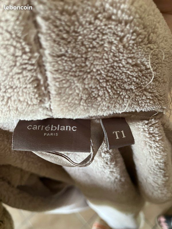 Robe de chambre Carré blanc (image 3)