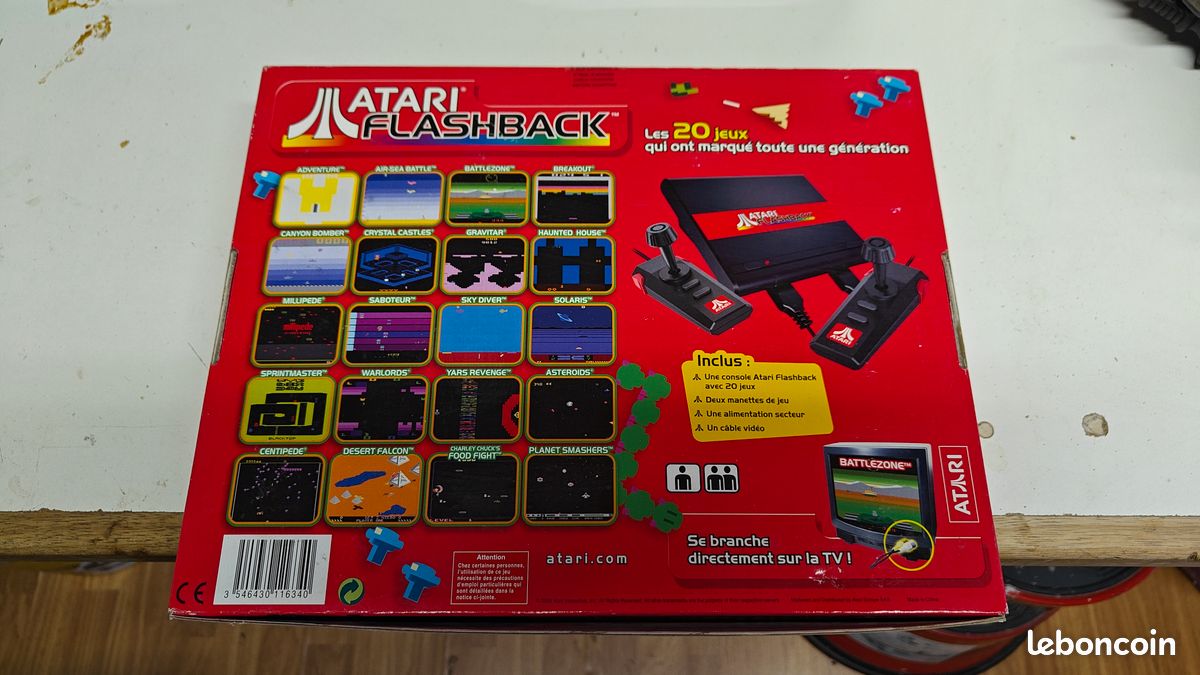 Console Atari Flashback (2004) – 20 jeux rétro intégrés – État
