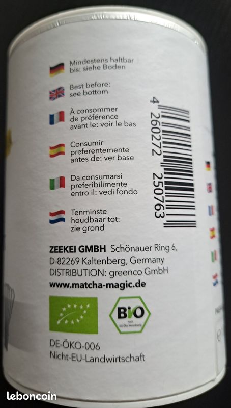 Thé matcha Bio (image 2)