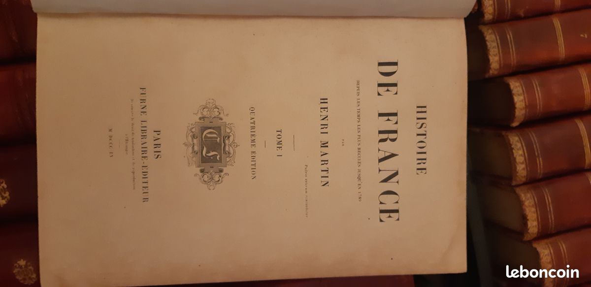 Histoire de France en 17 volumes pa Henri Martin (image 4)