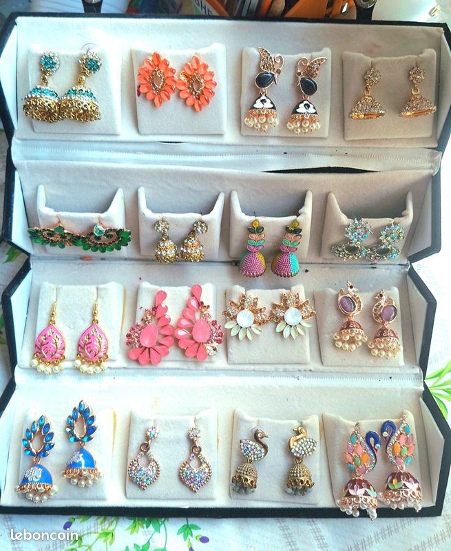 Superbe collection de boucles d’oreilles indiennes (6euros la piece) (image 2)