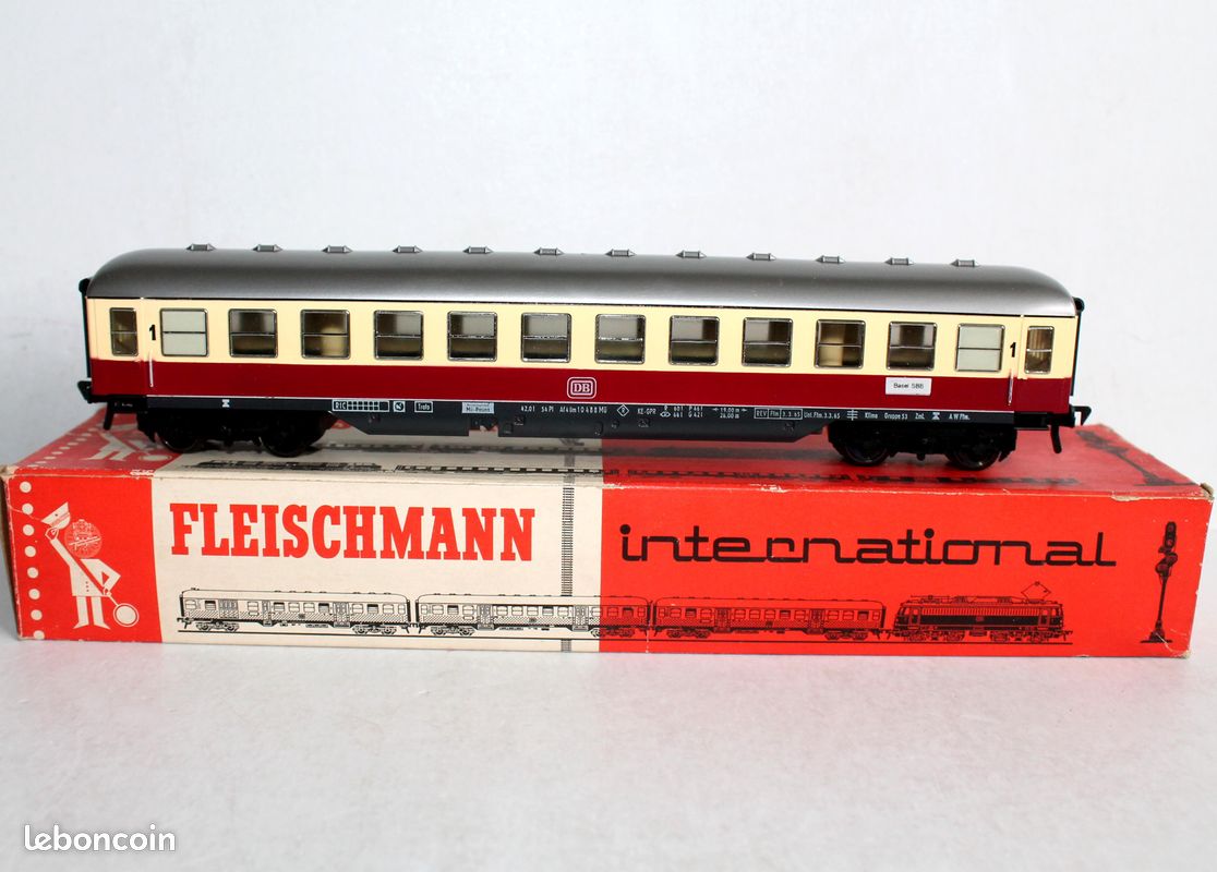 FLEISCHMANN HO Ref 1417 Voiture Voyageurs SBB CFF ETAT RARE En BO - Modélisme FLEISCHMANN HO Ref 1417 Voiture Voyageurs SBB CFF ETAT RARE En BO - Modélisme