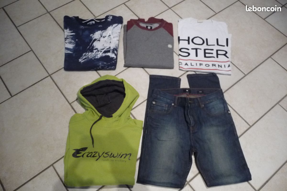 Lot jean et pulls de marque (image 1)