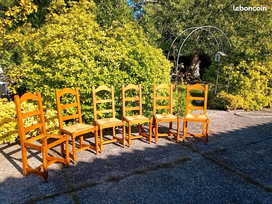 Chaises rustique (image 1)