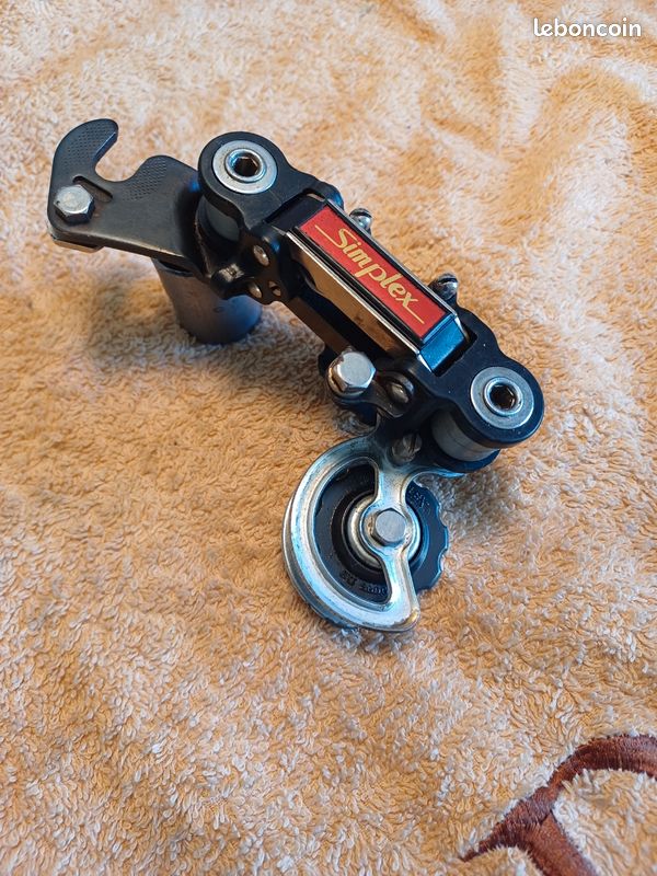 Dérailleur Arrière Simplex S0 Vélo Course Vintage NOS Argent
