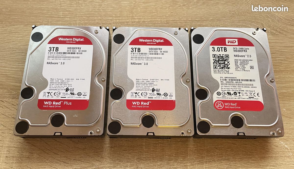 Western Digital Red 3To 3,5 Disque Dur Interne (WD30EFRX) | Achetez sur