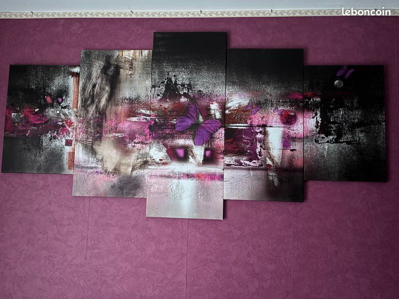Tableau imprimé sur Toile ( Pentaptyque) (image 2)