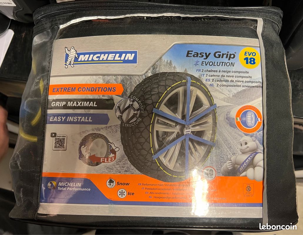 MICHELIN 008318 Easy Grip Evolution Chaîne à Neige Composite, EVO 18 -  Pièce détachée vélo à la Fnac