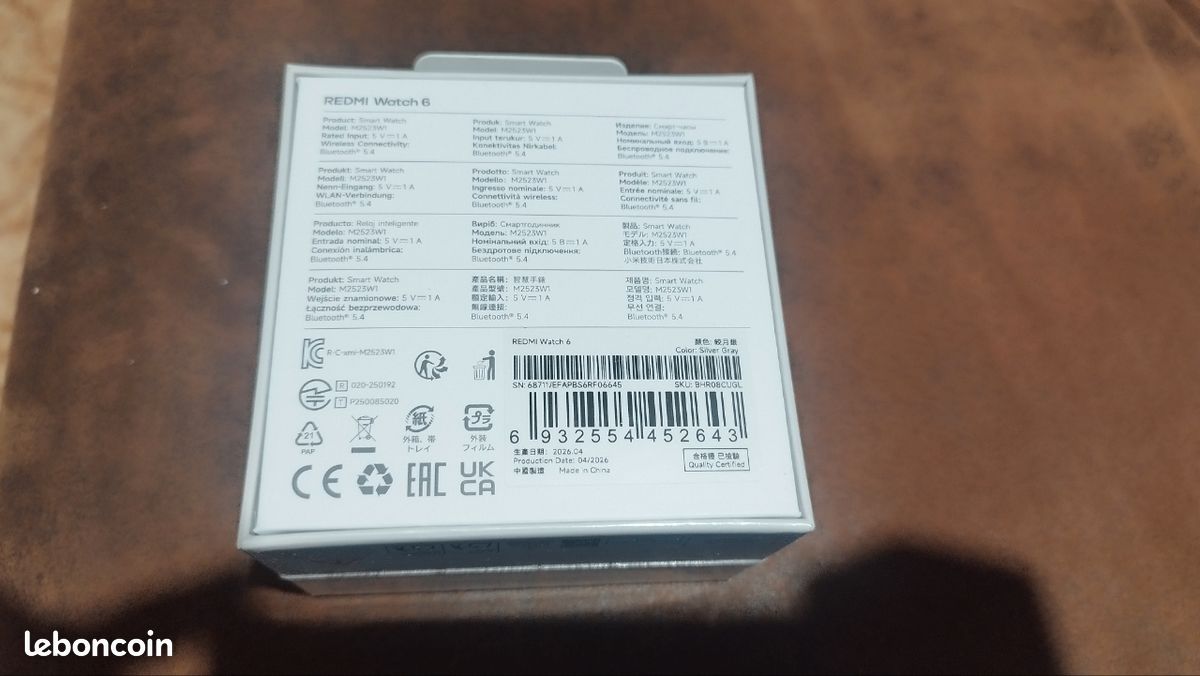 Xiaomi Redmi watch 6 - blanche neuve sous blister (image 3)