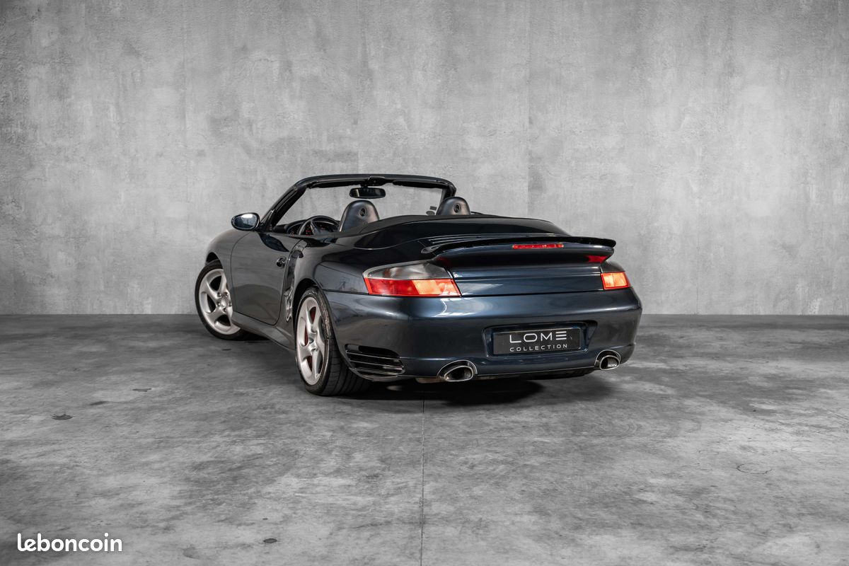 Porsche 911 (996.2) Turbo X50 Cabriolet 450 CH - Boite Manuelle - Bose - X50 - Hard Top - Short Shifter - Pack Alu / Cuir - Suivi Complet (image 3)