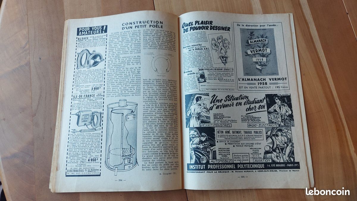Revue bricoleur : Système D n°143 - Novembre 1957 - magazine vintage de bricolage (image 4)