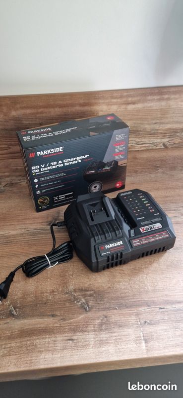 Chargeur de batterie Parkside Performance smart 20V ✅️ Neuf (image 2)