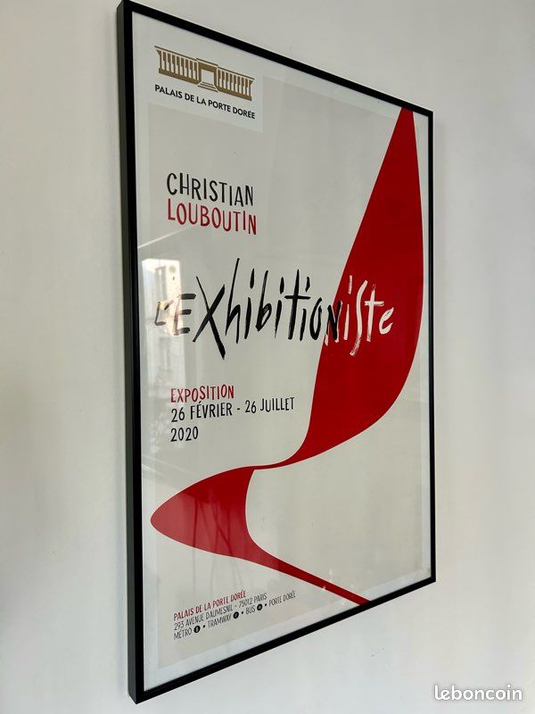 Affiche exhibition Christian Louboutin Décoration