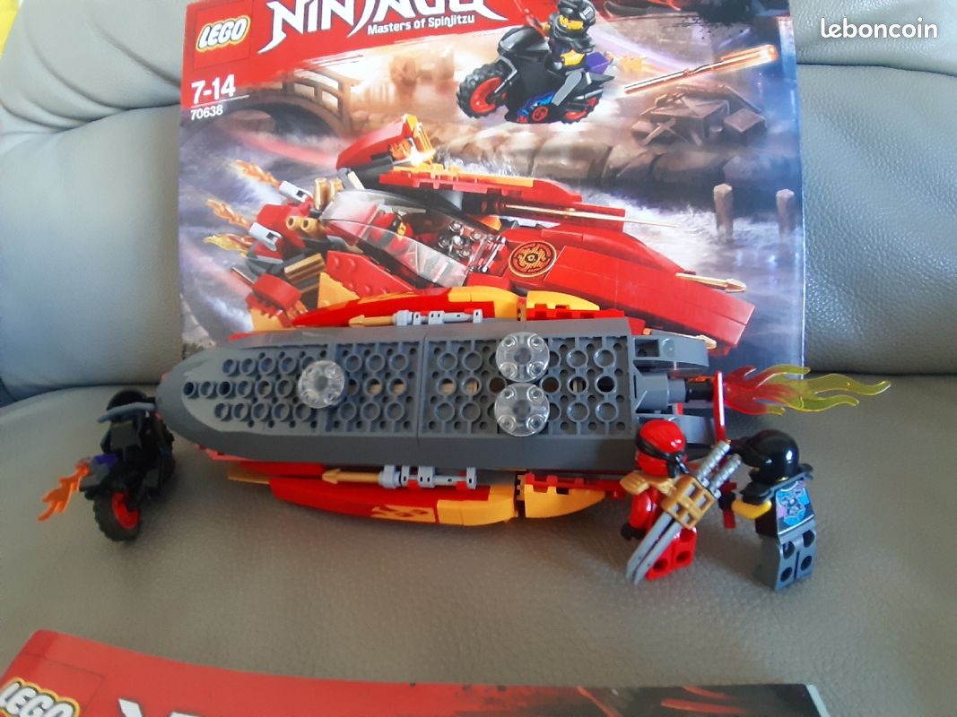 Lego ninjago 70638 de 7 à 14 ans bateau kai et luke masters of spinjitzu complet (image 5)