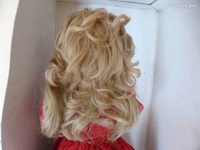 Les Poupees D'autrefois - SUPERBE POUPEE RAYNAL AUX YEUX MARRONS 57 CM DANS SON ETAT D'ORIGINE COMME NEUVE PARFAITE