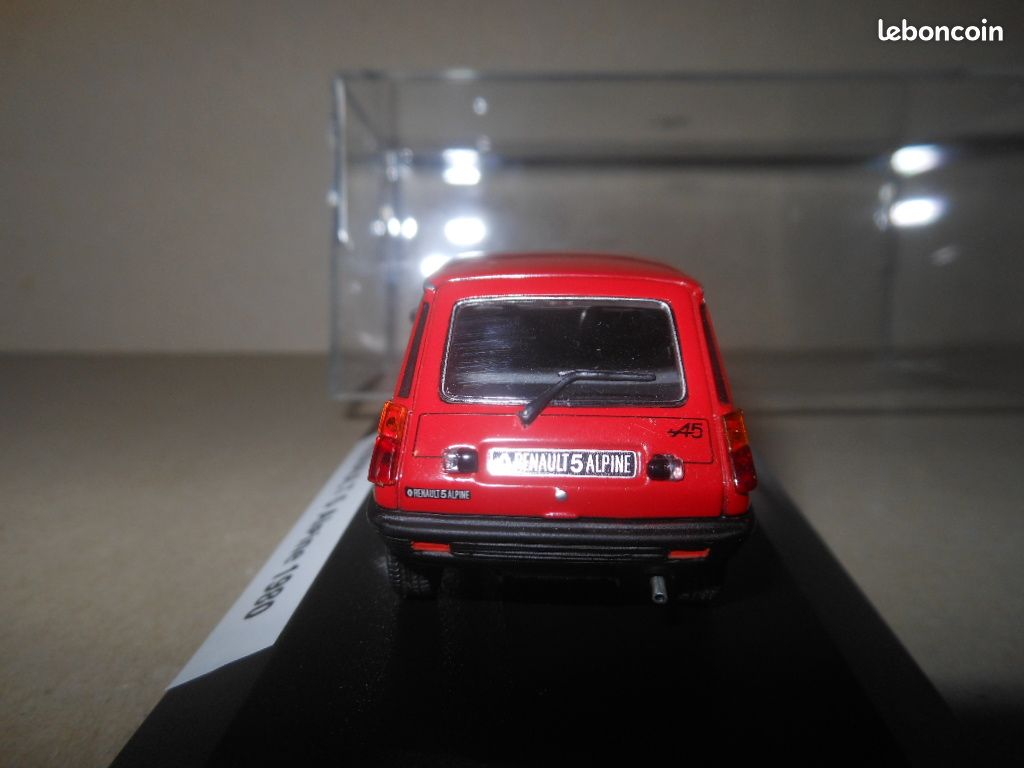 Lot Unique 1/43 - Kit Mini Racing Renault 5 Alpine Gr.2 - Didier Auriol #138 - Rallye 1000 Pistes 83 Avec Camion Et Remorque Altaya