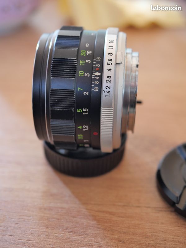 Objectif Manuel Near Mint Objectif Minolta MC Rokkor-PF 58mm F/1.4 - Monture MC - Manuel - État Quasi Neuf - Japon Objectif Canon Ef
