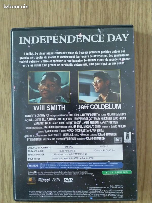 DVD independence days (image 2)