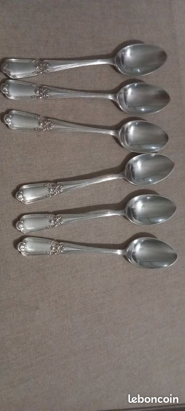 Lot de 12 cuillères à café – Moka légères dans le style anglais en